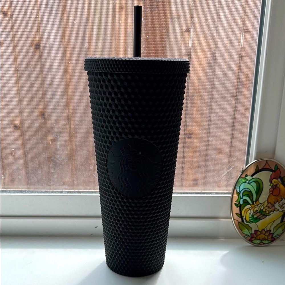 NWT Starbucks Studded Black Tumbler
